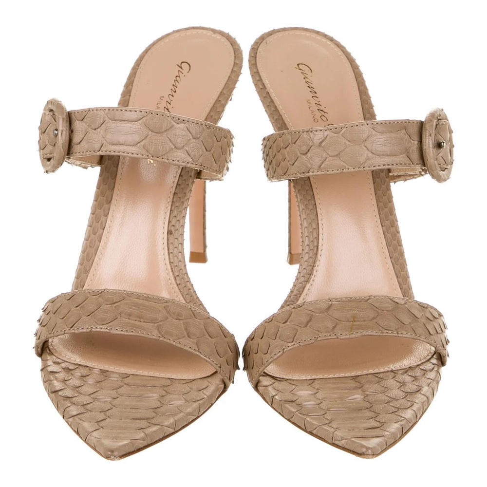 Gianvito Rossi Python Mules - image 3